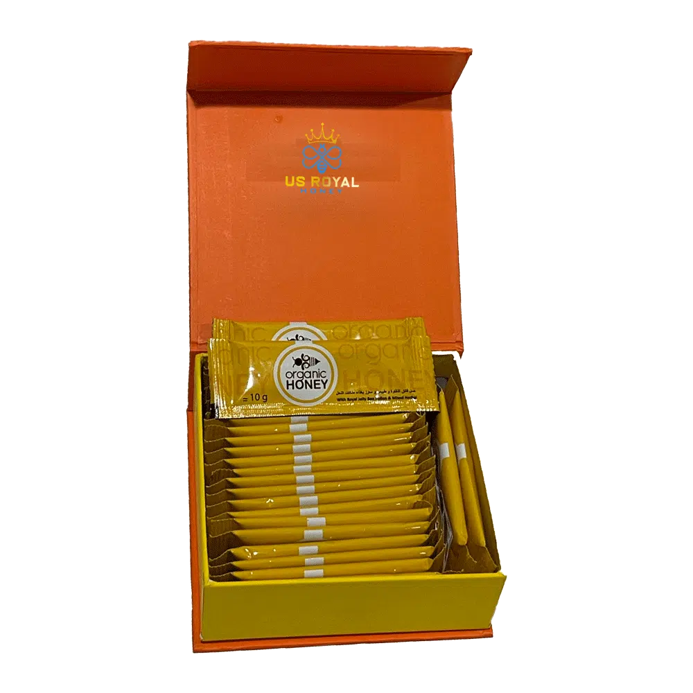 Organic Royal Honey – 24 Packs x 10 Grams - Image 4