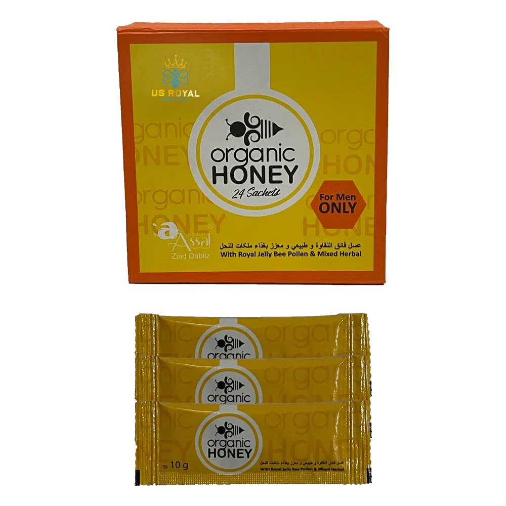 Organic Royal Honey – 24 Packs x 10 Grams - Image 3