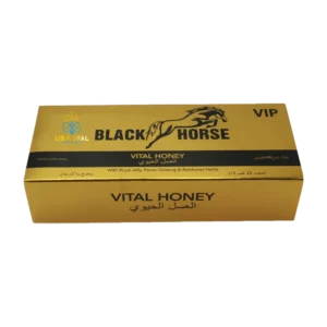 Black Horse Vip Vital0. .Honey. – 12 Packs x 10 Grams