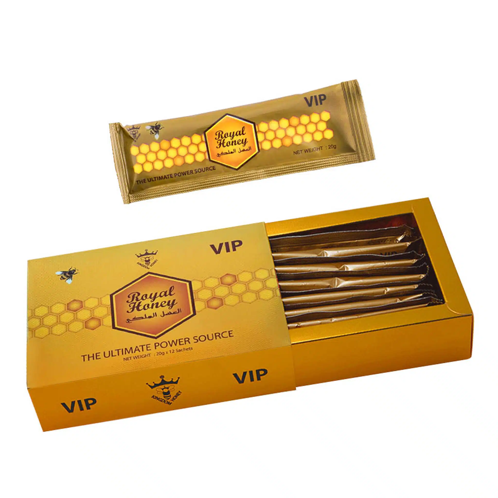 Original Royal Honey – 12 Packs x 20 Grams - Image 2