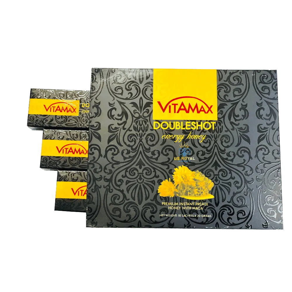 Vitamax Doubleshot Royal Honey – 10 Packs x 20 Grams - Image 3